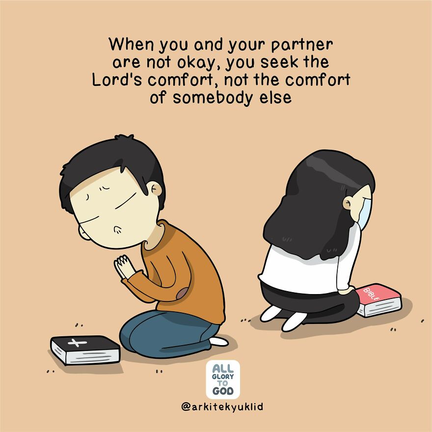 This Instagram Artist’s Faith-Based Wholesome Comics Are Inspiring Self-Reflection Through Humor (New Comics)