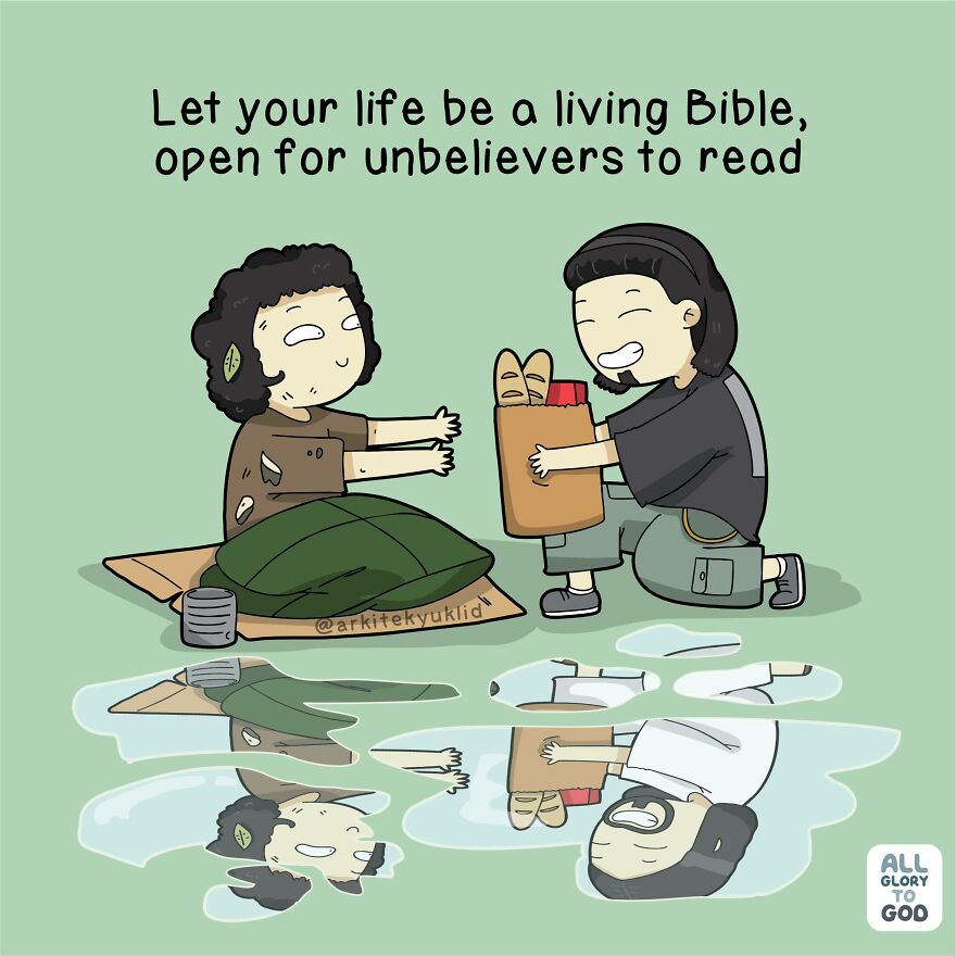 This Instagram Artist’s Faith-Based Wholesome Comics Are Inspiring Self-Reflection Through Humor (New Comics)