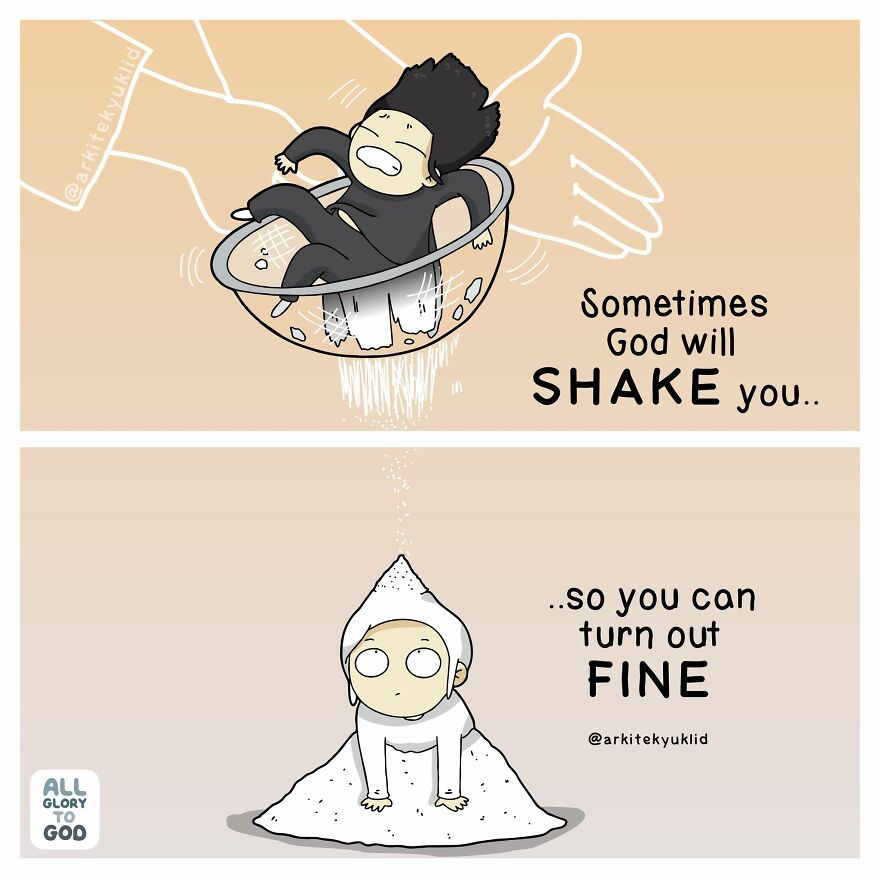 This Instagram Artist’s Faith-Based Wholesome Comics Are Inspiring Self-Reflection Through Humor (New Comics)