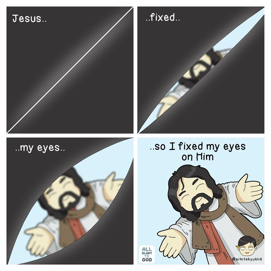 This Instagram Artist’s Faith-Based Wholesome Comics Are Inspiring Self-Reflection Through Humor (New Comics)