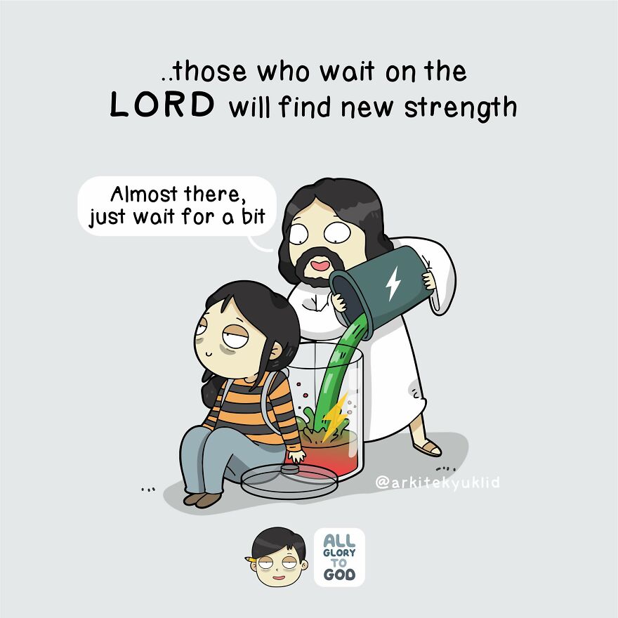 This Instagram Artist’s Faith-Based Wholesome Comics Are Inspiring Self-Reflection Through Humor (New Comics)