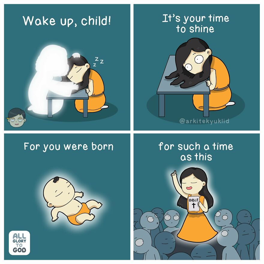 This Instagram Artist’s Faith-Based Wholesome Comics Are Inspiring Self-Reflection Through Humor (New Comics)