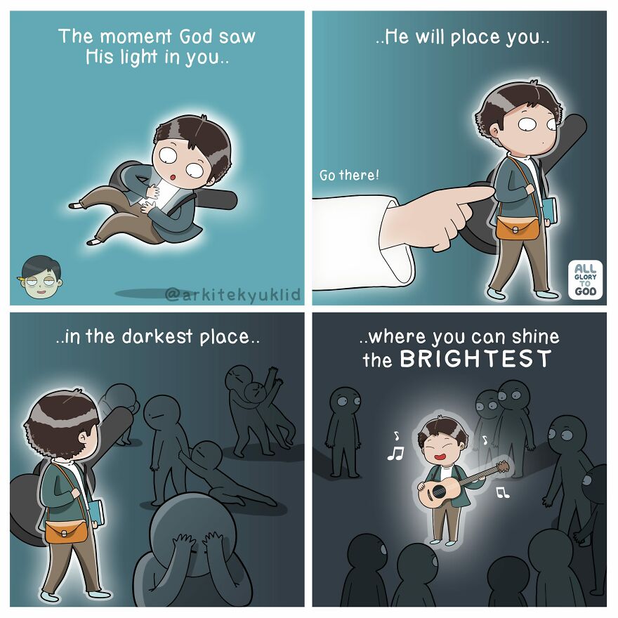 This Instagram Artist’s Faith-Based Wholesome Comics Are Inspiring Self-Reflection Through Humor (New Comics)