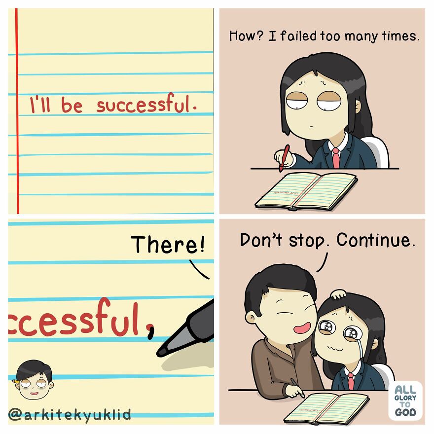 This Instagram Artist’s Faith-Based Wholesome Comics Are Inspiring Self-Reflection Through Humor (New Comics)