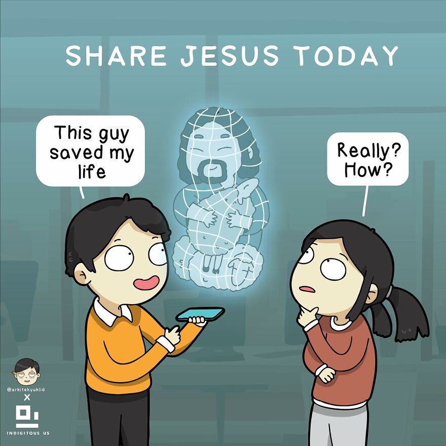 This Instagram Artist’s Faith-Based Wholesome Comics Are Inspiring Self-Reflection Through Humor (New Comics)