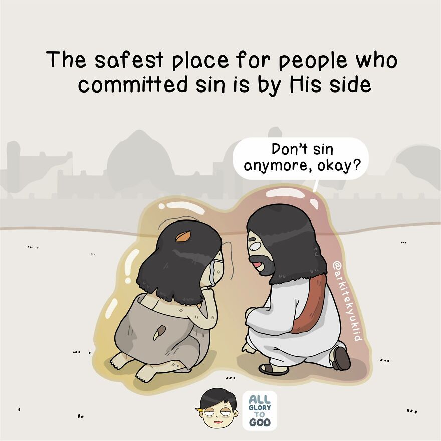 This Instagram Artist’s Faith-Based Wholesome Comics Are Inspiring Self-Reflection Through Humor (New Comics)