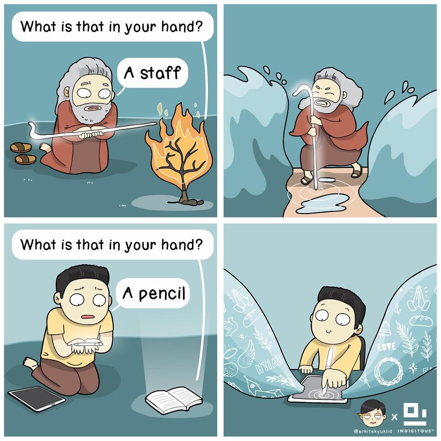 This Instagram Artist’s Faith-Based Wholesome Comics Are Inspiring Self-Reflection Through Humor (New Comics)