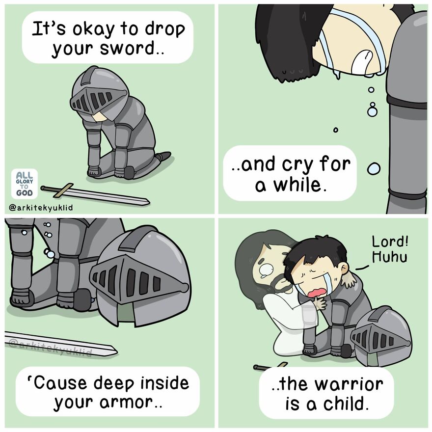 This Instagram Artist’s Faith-Based Wholesome Comics Are Inspiring Self-Reflection Through Humor (New Comics)