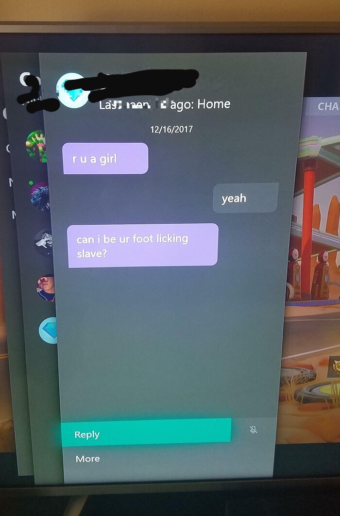 My Wife's First Message On Xbox Live