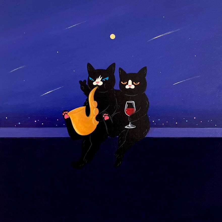 Groovin’ To Jazz, Sippin’ On Wine; Chillin’ On Top, Toasting To Life