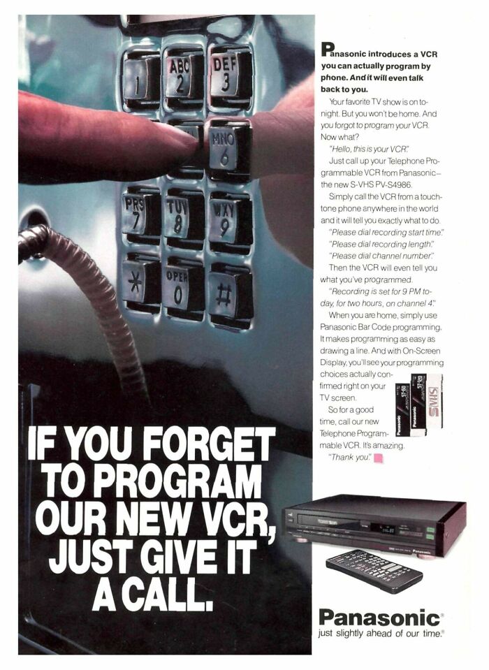 Call Home And Have A Chat With Your Vcr, 1989