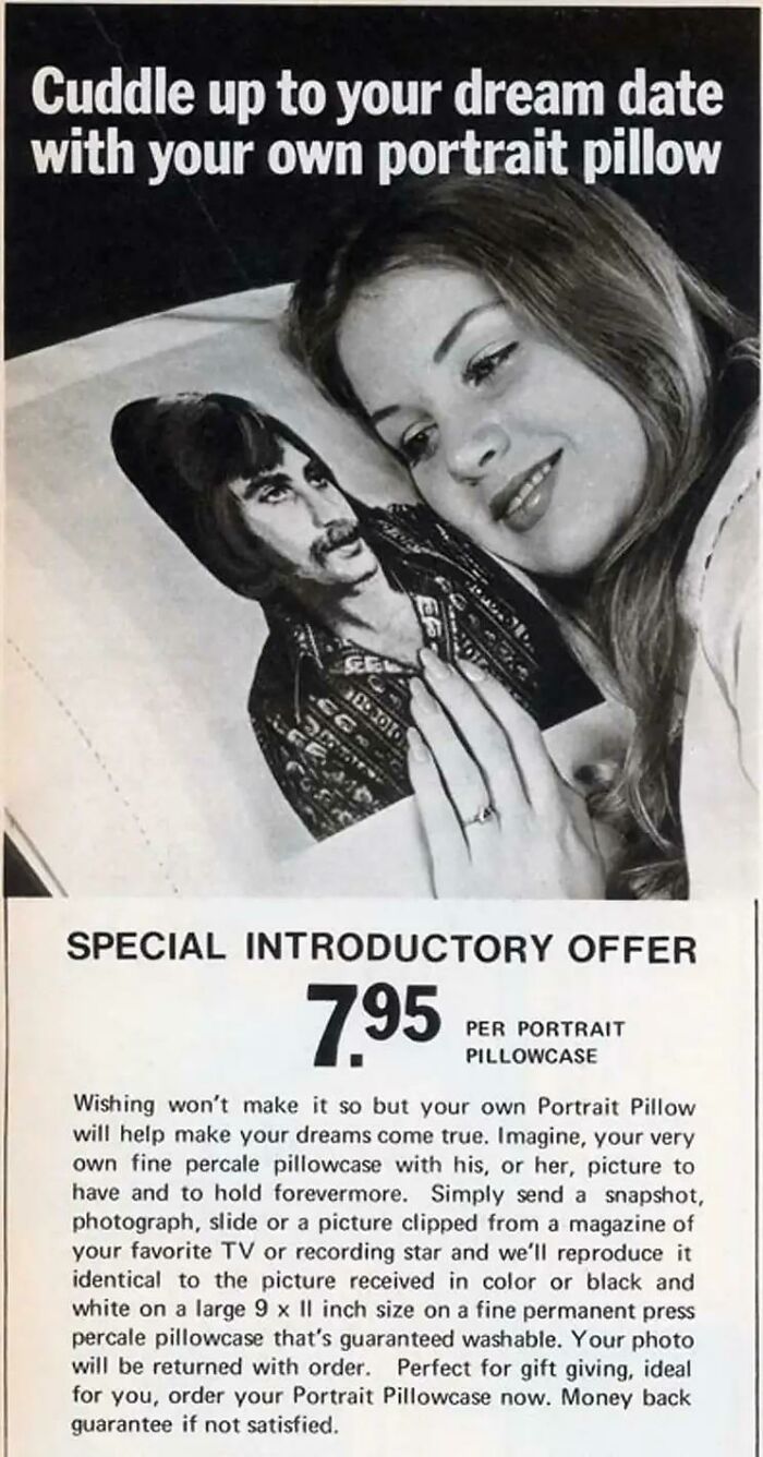 Dream Date Portrait Pillow