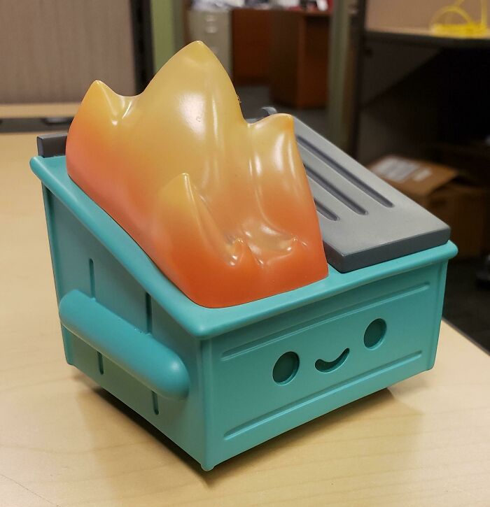 (Oc) My Life... Just A Happy Little Dumpster Fire