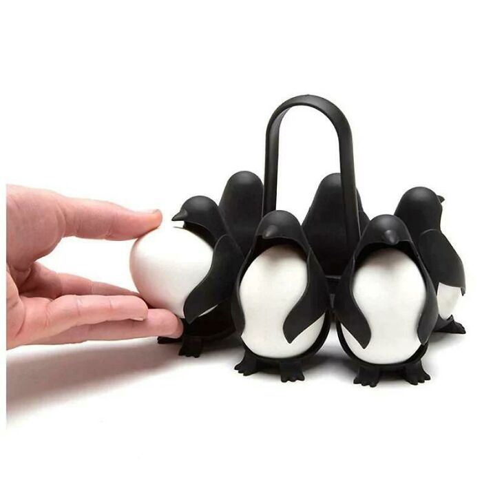 Adorable Penguin Boiled Egg Holder!