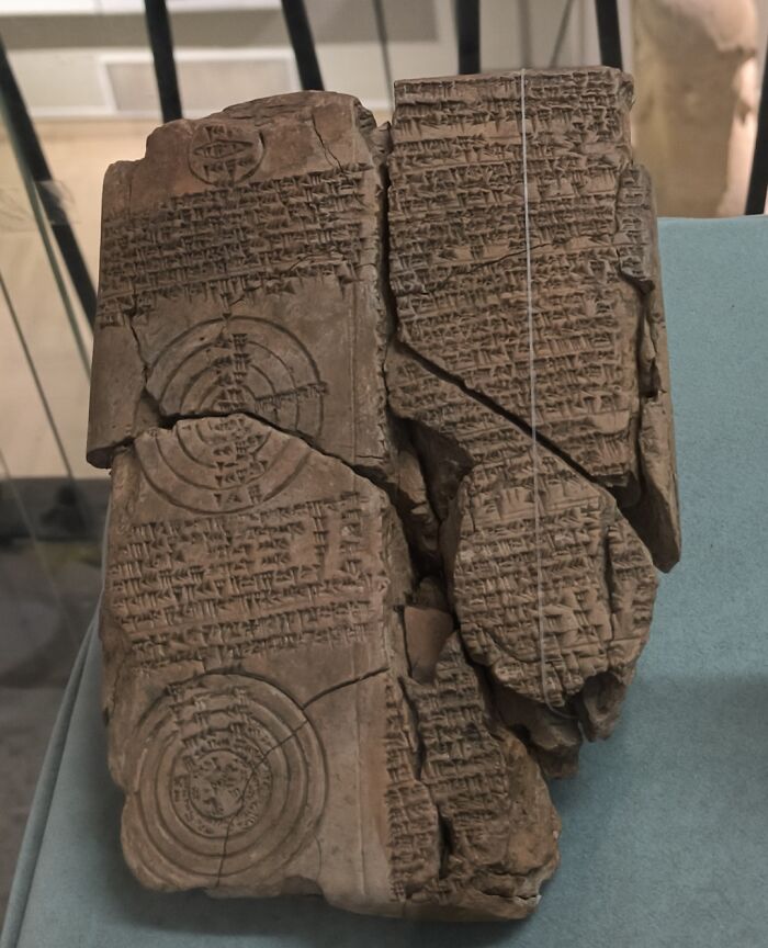 An Ancient Clay Tablet Found In Uruk (Warka), Southern Iraq