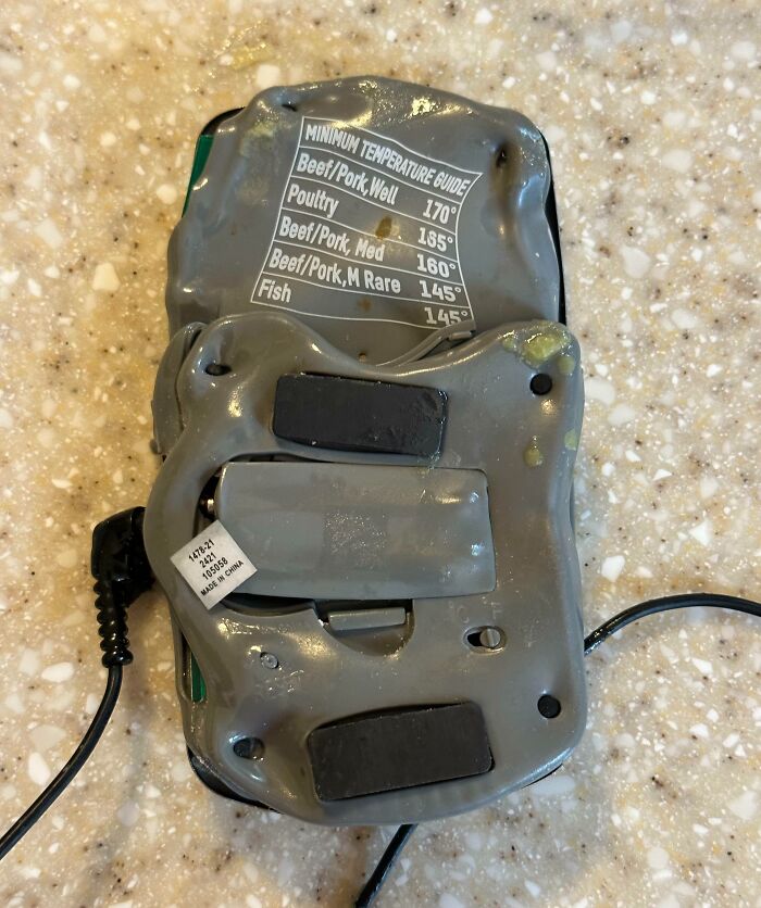 And She Was So Proud Using The Meat Thermometer