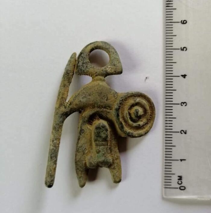 My Friend Just Found This Little Statue While Digging In His Own Garden