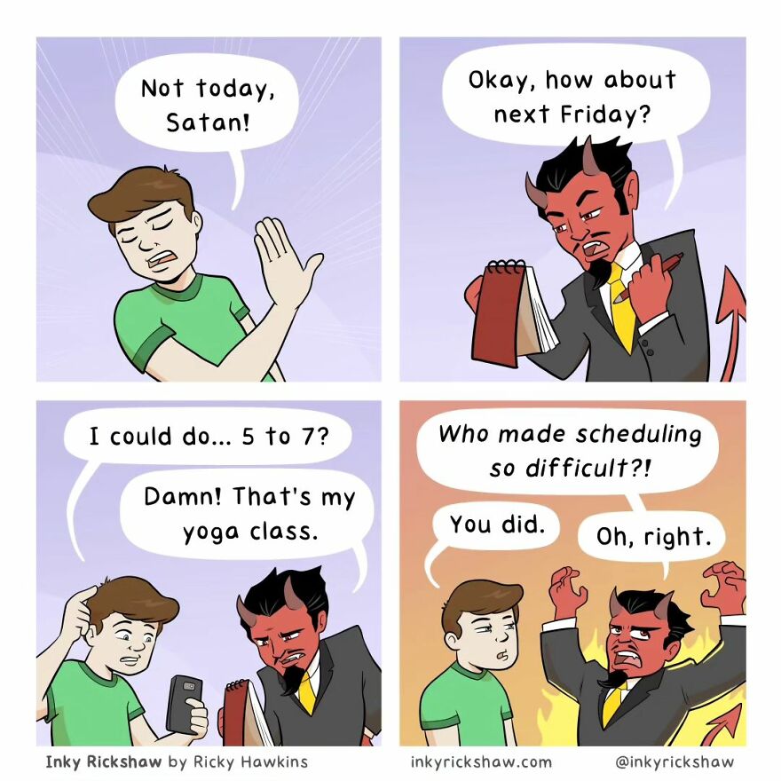 Here Are The Hilarious Comics Full Of Unexpected Twists By “Ricky Hawkins”(New Pics)