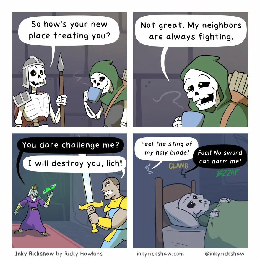 Here Are The Hilarious Comics Full Of Unexpected Twists By “Ricky Hawkins”(New Pics)