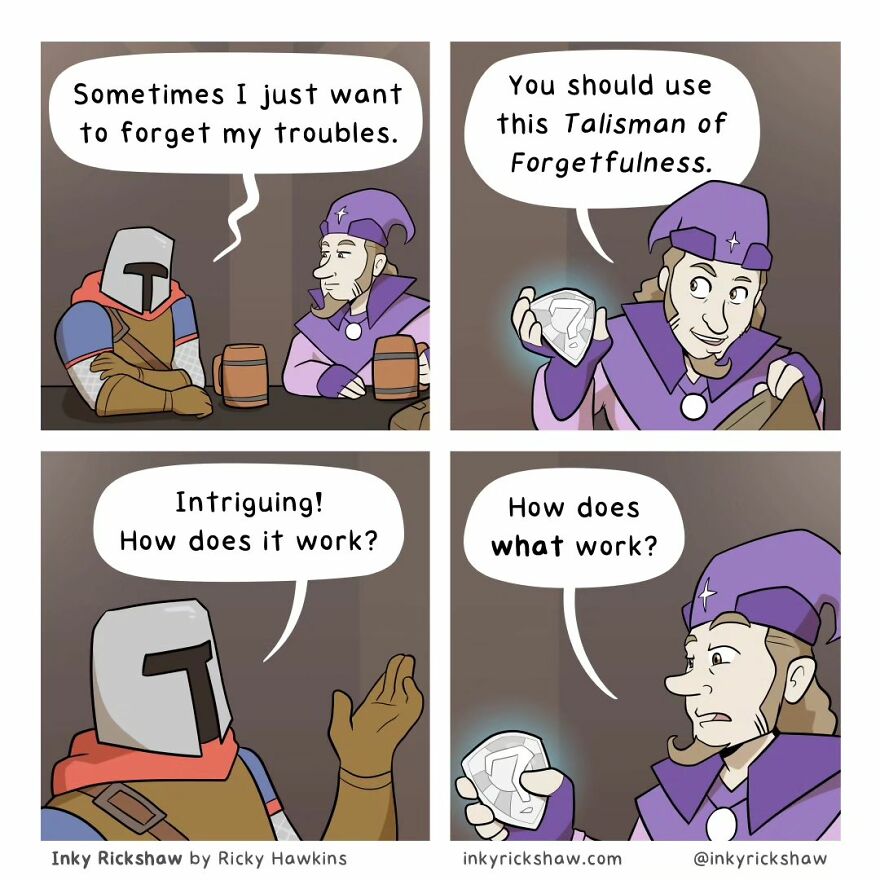 Here Are The Hilarious Comics Full Of Unexpected Twists By “Ricky Hawkins”(New Pics)