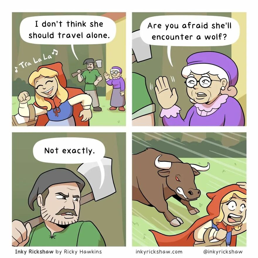 Here Are The Hilarious Comics Full Of Unexpected Twists By “Ricky Hawkins”(New Pics)