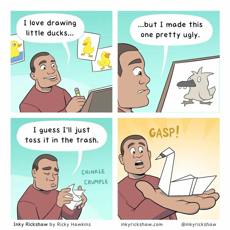 Here Are The Hilarious Comics Full Of Unexpected Twists By “Ricky Hawkins”(New Pics)