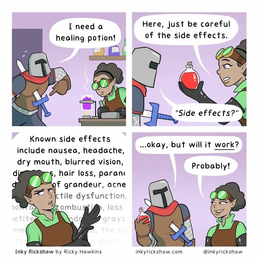 Here Are The Hilarious Comics Full Of Unexpected Twists By “Ricky Hawkins”(New Pics)