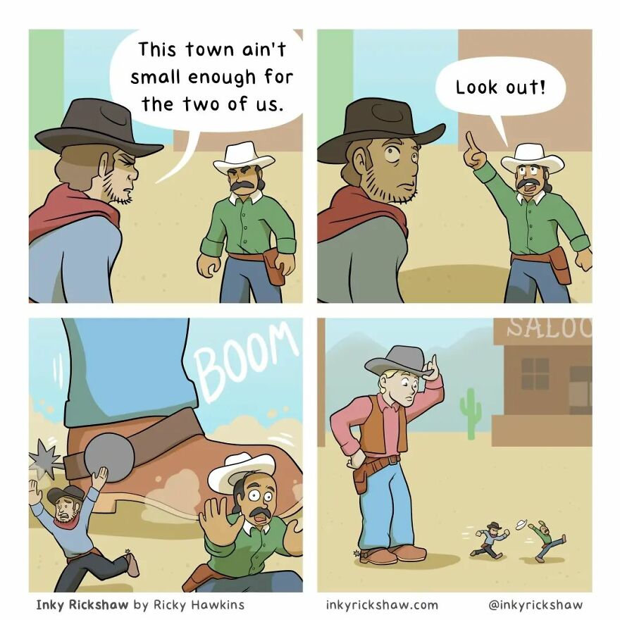 Here Are The Hilarious Comics Full Of Unexpected Twists By “Ricky Hawkins”(New Pics)