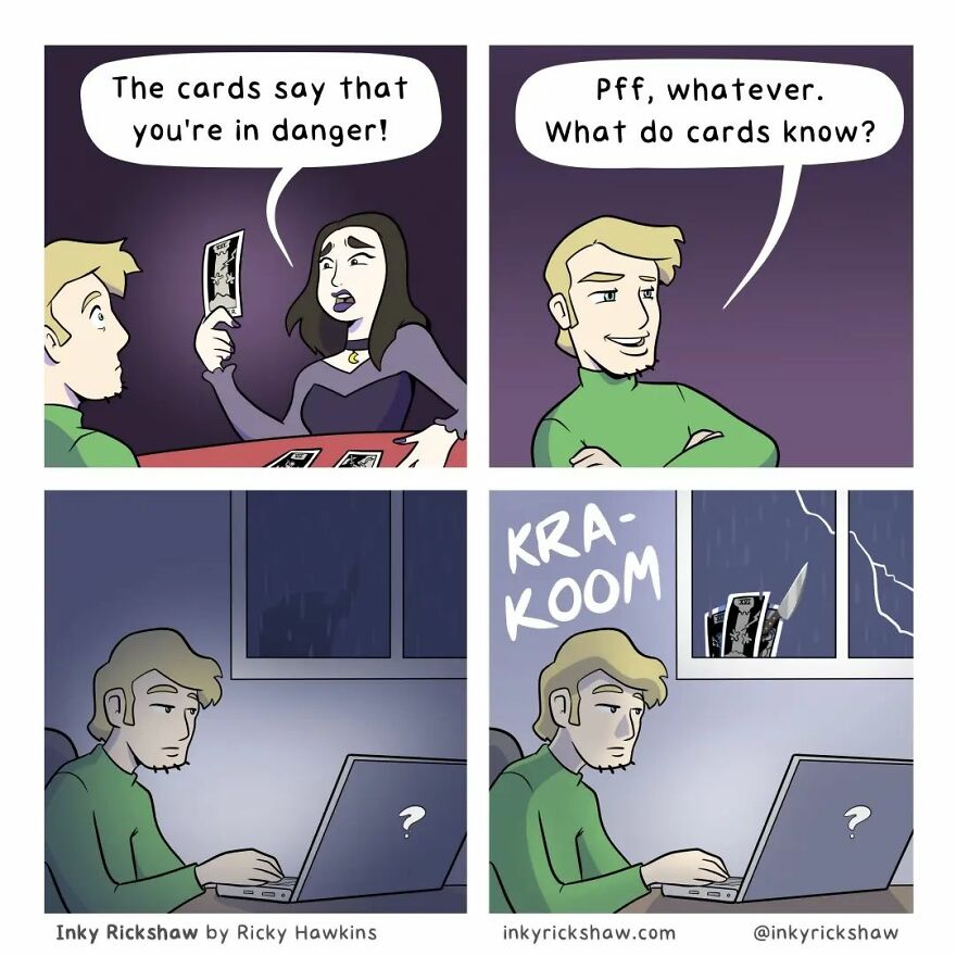 Here Are The Hilarious Comics Full Of Unexpected Twists By “Ricky Hawkins”(New Pics)