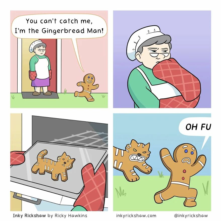 Here Are The Hilarious Comics Full Of Unexpected Twists By “Ricky Hawkins”(New Pics)