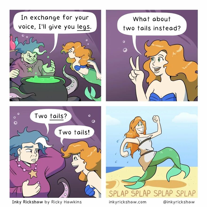 Here Are The Hilarious Comics Full Of Unexpected Twists By “Ricky Hawkins”(New Pics)