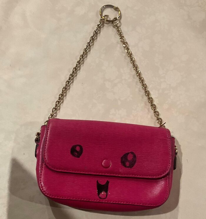 Kid Drew All Over My Mom’s Ralph Lauren Purse