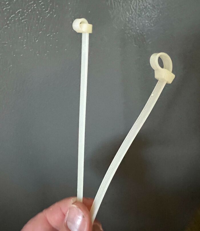 My 2 Preschoolers Just Did This To An Entire Bag Of Cable Ties