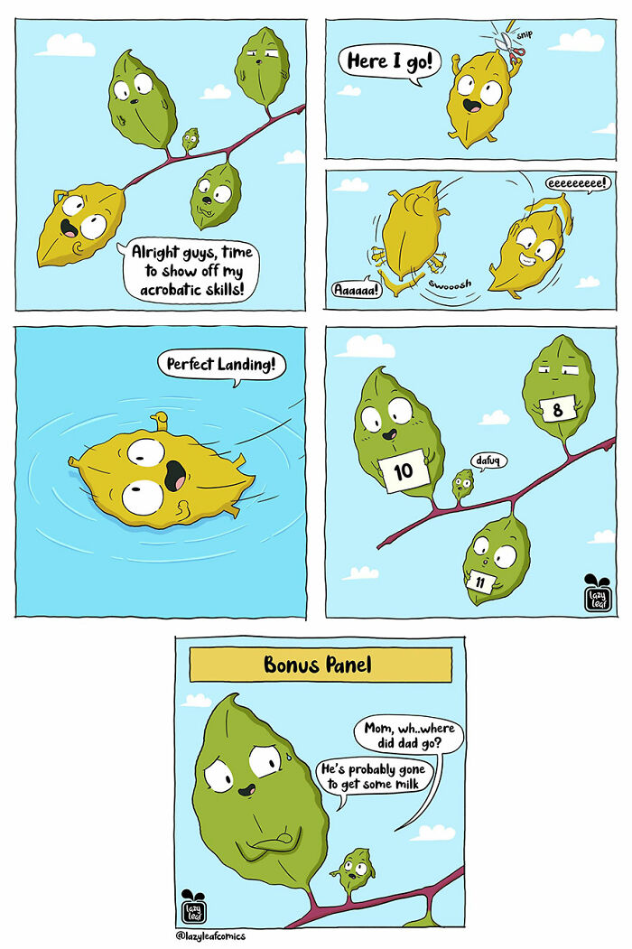 Here Are The Adorable And Wholesome Comics By “Lazy Leaf Comics” That Might Amuse You (New Pics)