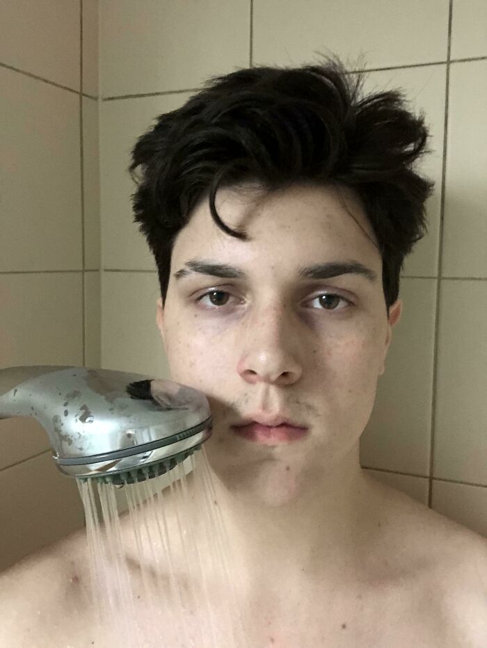 This Shower In My Airbnb. I’m Not Even Overly Tall, I’m About 6’2”