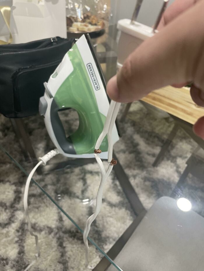 The Iron At My Airbnb I Just Checked Into. Have To Leave For A Wedding In 45min, So Will Probably Be Wrinkly