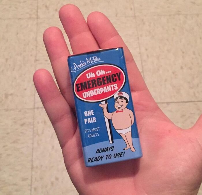 Combat Mishaps With A Smile Using Emergency Underpants In A Can - Underwear Problems? Can Do!