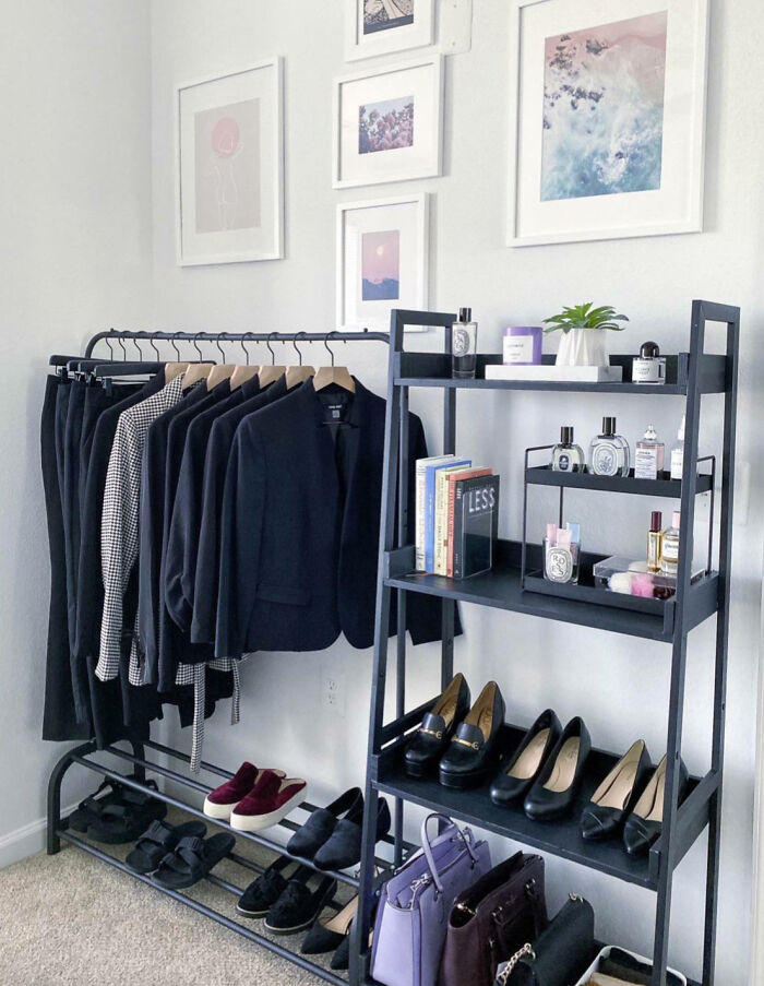 New Closet Isn’t Very Big So I Moved My Work Clothes To My Bedroom