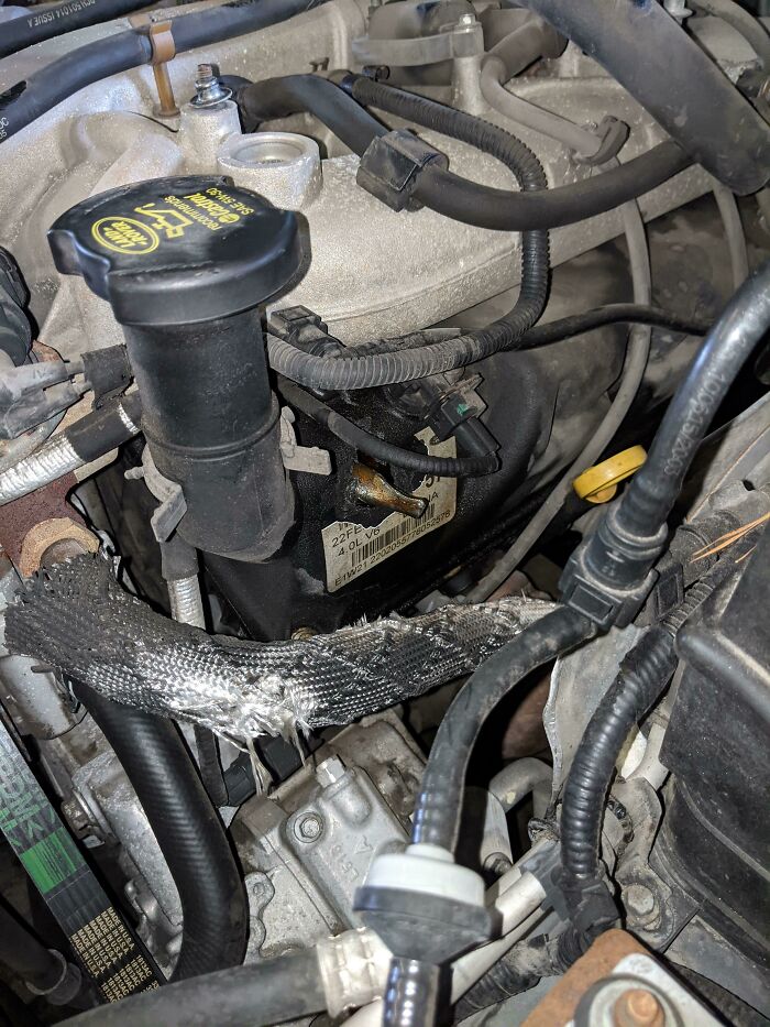 Timing Piece Through Engine