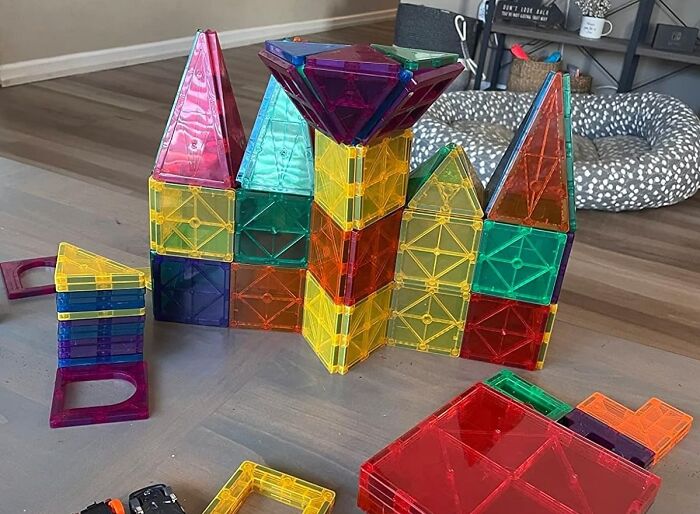 Discover A World Of Shapes And Structures With Magnetic Blocks Tiles – For Tiny Hands With Big Dreams!