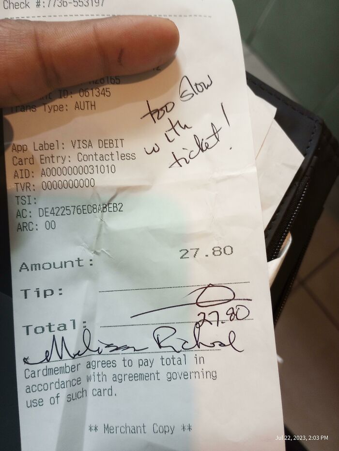 Just Say You're Broke