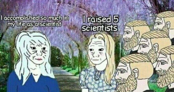 Woman Scientist Bad Woman Breeder Good