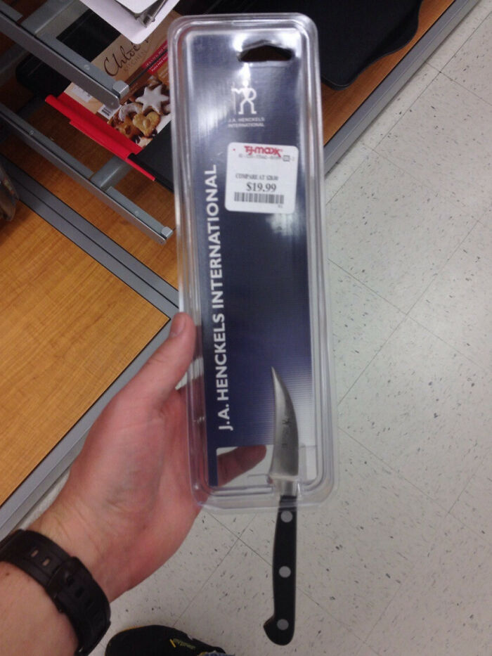 The Amount Of Plastic Wasted On The Packaging Of This Knife