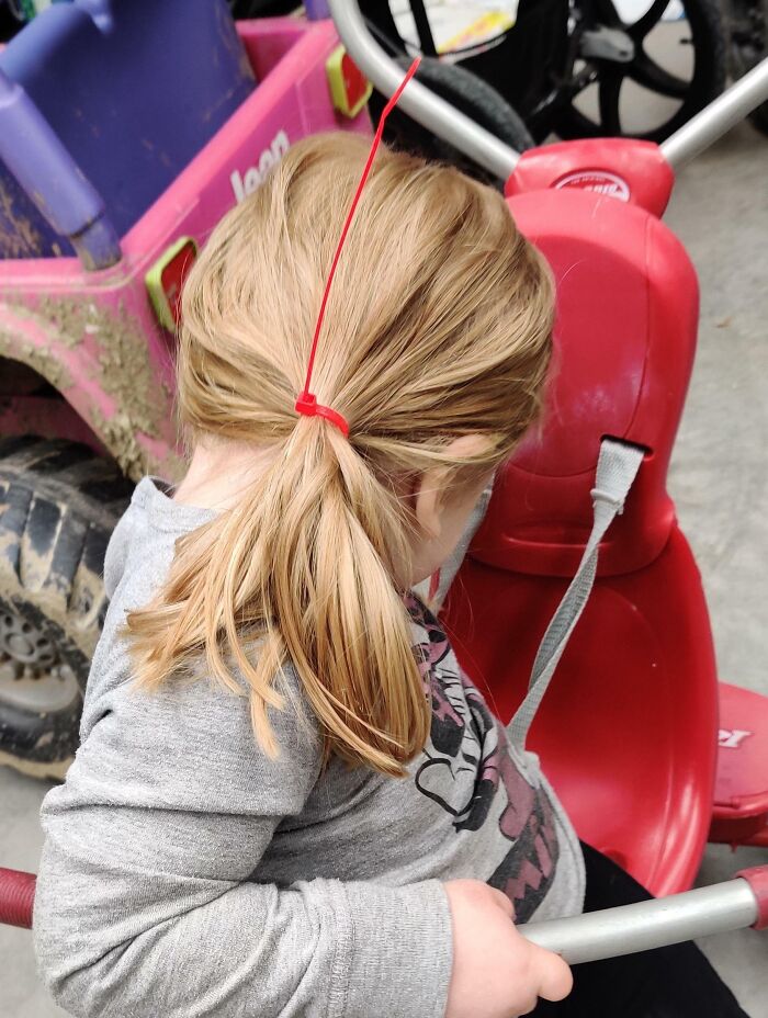 When Dad Does Your Hair In The Garage