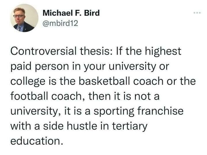 That’s Pretty Much Every Major American Uni…