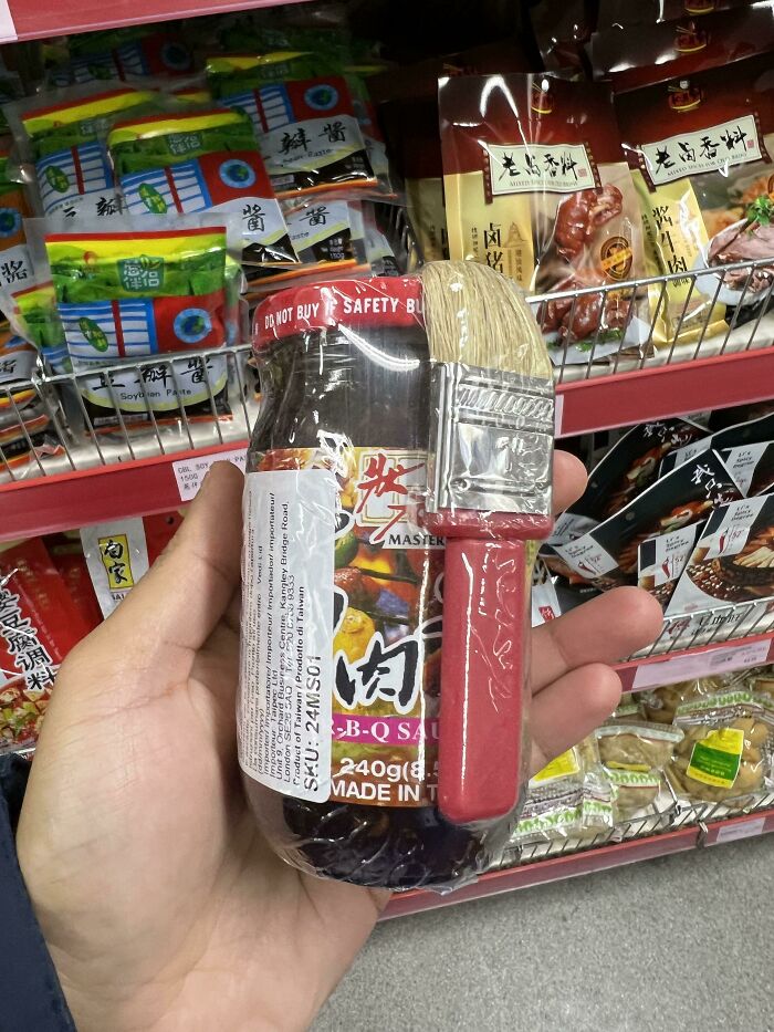 A Sauce That Comes With Its Own Brush