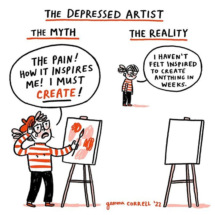Artist’s Hilarious Comics Show Her Life With Anxiety And Depression (New Pics)