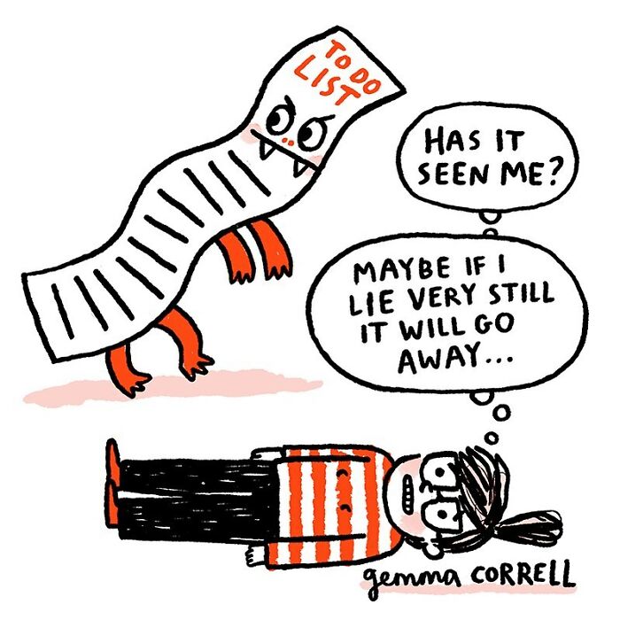 Artist’s Hilarious Comics Show Her Life With Anxiety And Depression (New Pics)