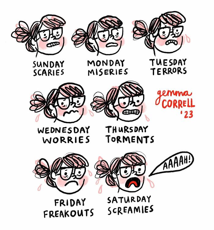 Artist’s Hilarious Comics Show Her Life With Anxiety And Depression (New Pics)