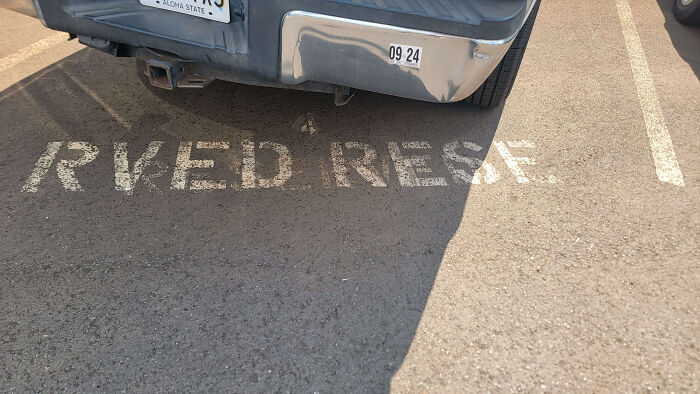 Labeled The Parking Space, Boss